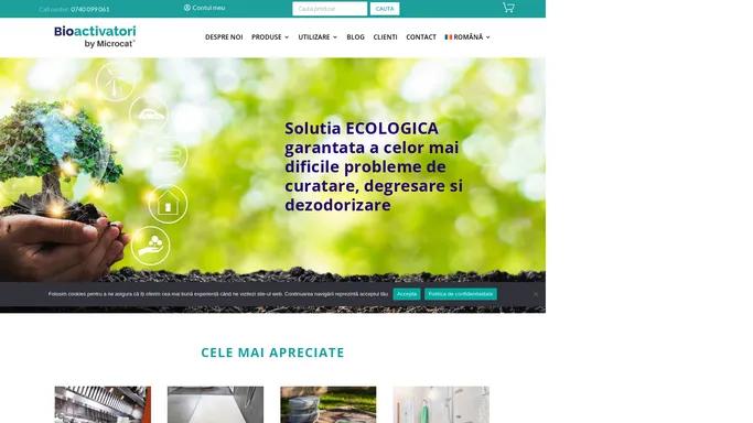 Bioactivatori.ro/ Produse naturale pentru curatare si igiena