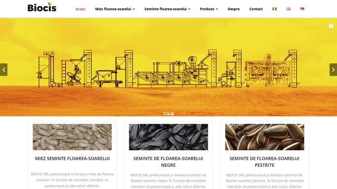 Biocis – Seminte de floarea soarelui