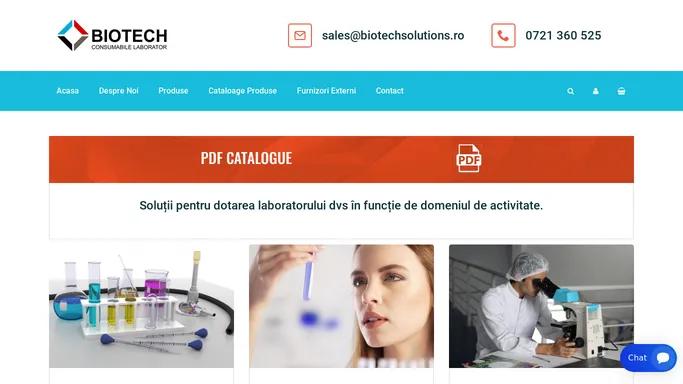 Biotech Solutions SRL – Consumabile Laborator