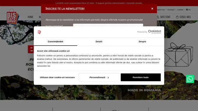 Ambalaje ECO pentru afacerea ta | BisBags