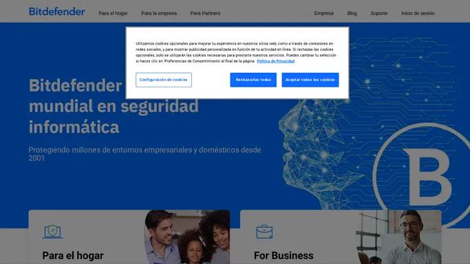 Bitdefender - Lider mundial en software de seguridad informatica