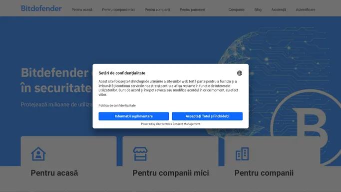 Bitdefender - Lider global software de securitate cibernetica