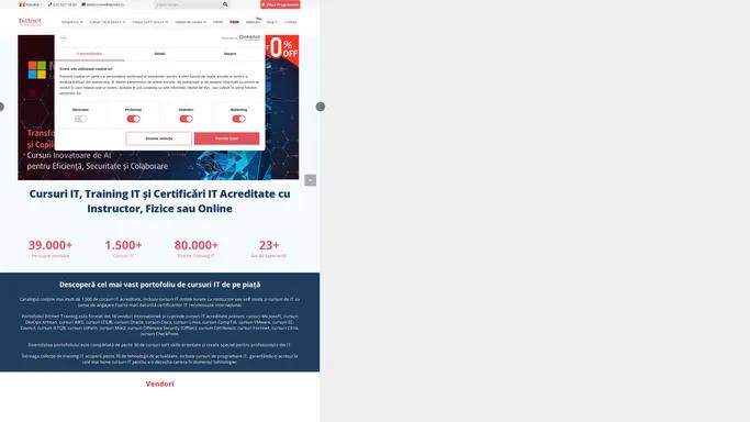 Cursuri IT, Training IT, Certificari IT Acreditate cu Instructor - Bittnet Training