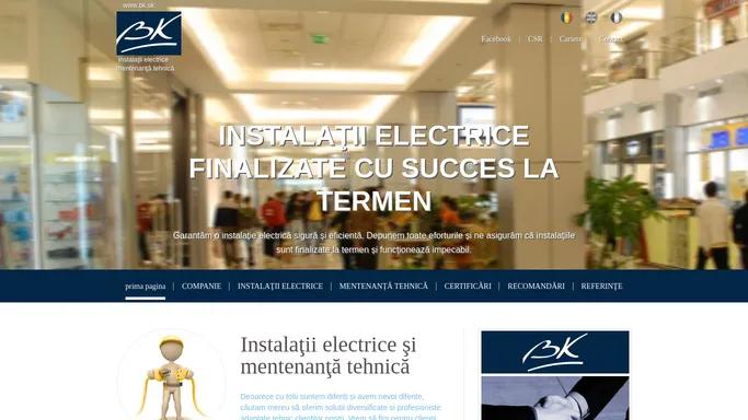 BK Technik - Instalatii Electrice | Mentenanta Tehnica