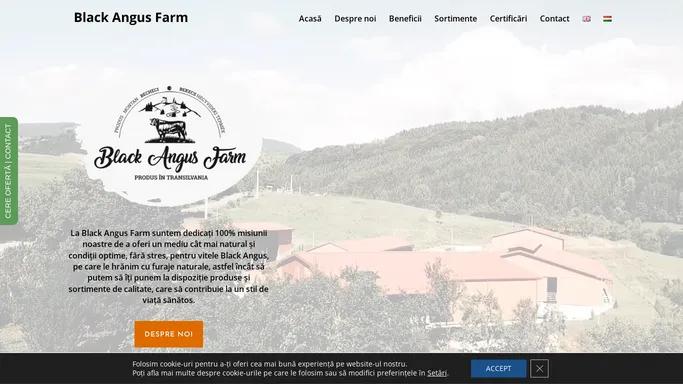 Black Angus Farm | Ferma vite Black Angus | Produse locale