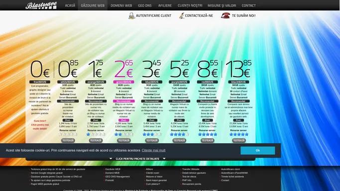 Blastwave Hosting - Gazduire WEB - Domenii WEB - Servere VDS/VPS
