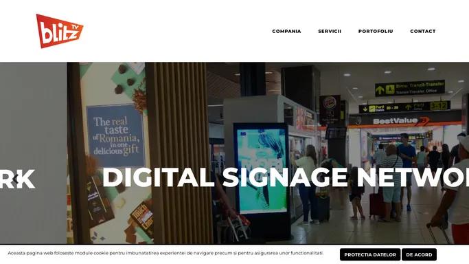 Blitz Television - Digital Signage Network