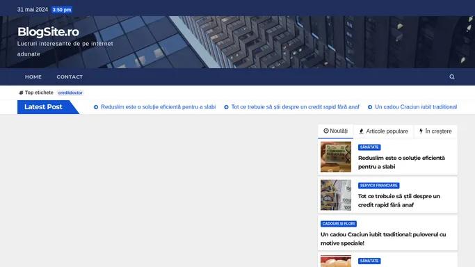 BlogSite.ro – Lucruri interesante de pe internet adunate