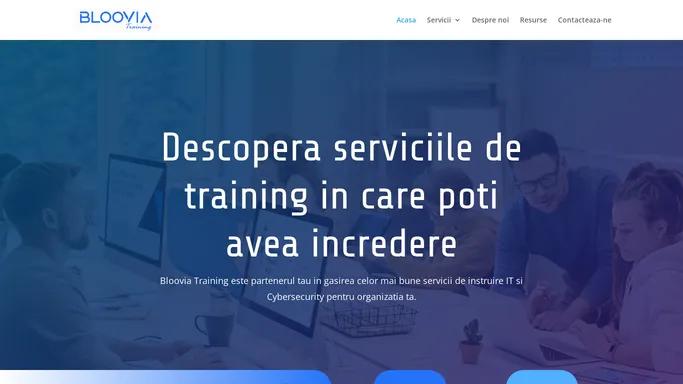 Servicii de Training si Cursuri in IT si Cybersecurity - Bloovia