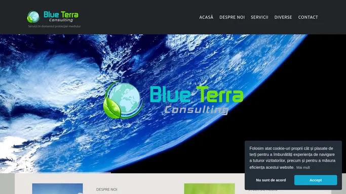 BLUE TERRA Consulting - Servicii in domeniul protectiei mediului