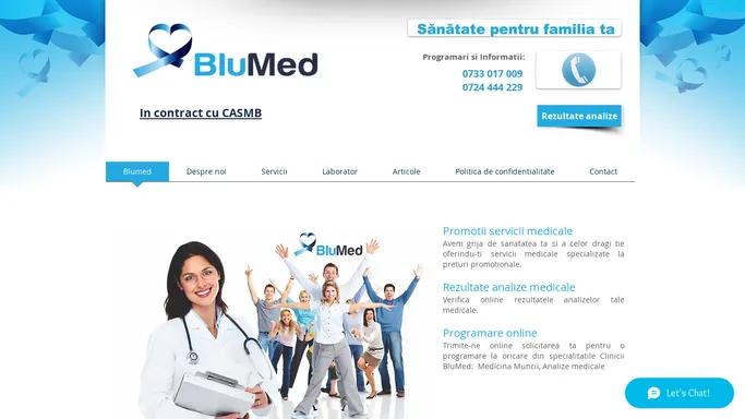 Clinica medicala BluMed si Laborator analize medicale Bucuresti