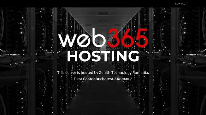 Quality Web Hosting Provider - Web365.ro