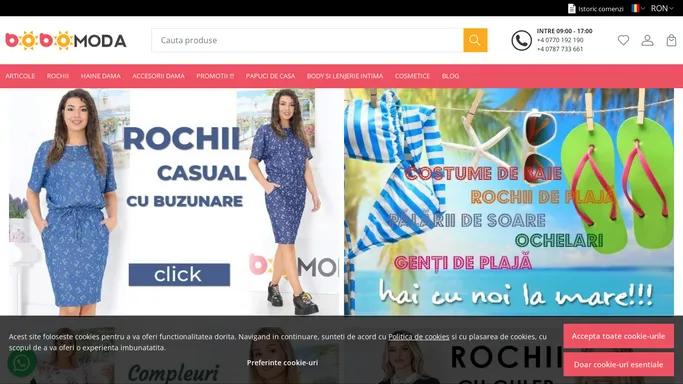 Haine dama, Imbracaminte dama, Rochii dama - Bobomoda
