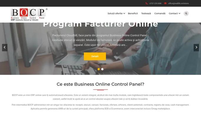 Acasa - Solutie CLOUD de gestiune stocuri si vanzari