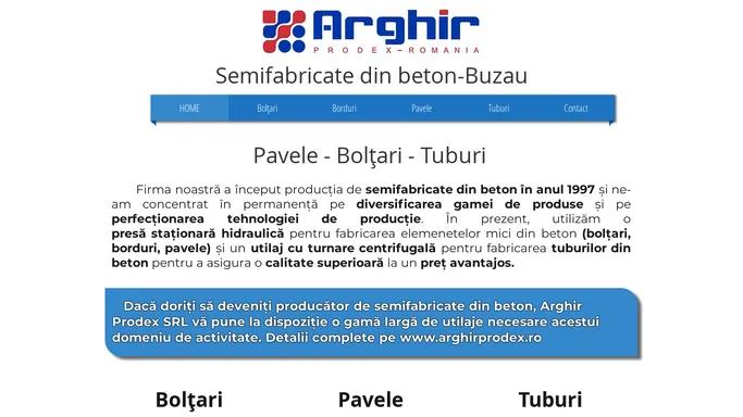 Boltari | Pavele | Tuburi | Arghir Prodex | Buzau