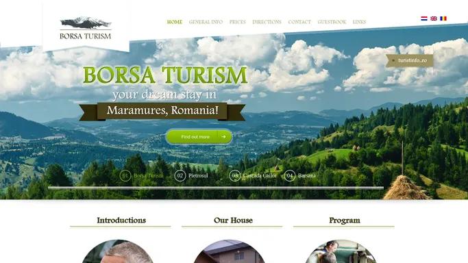 Borsa Turism | Voor een onvergetelijk avontuur in Roemenie!