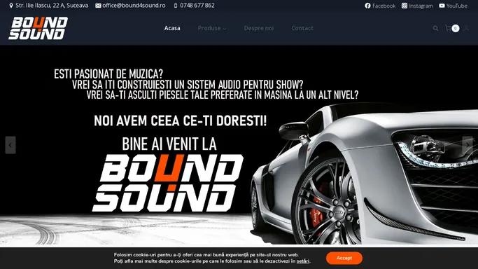 Bound4Sound - Difuzoare auto | Amplificatoare