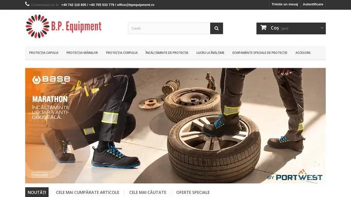 Echipamente pentru protectia muncii - B.P. Equipment - Magazin on-line
