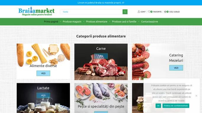 Magazin alimente online - Comanda alimente online pe Brailamarket