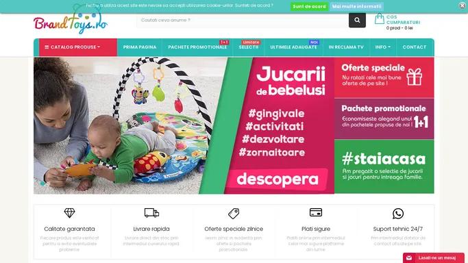 Magazin online de Jucarii, Jocuri si rechizite scolare. Produse pentru copii si bebelusi - Brandtoys.ro