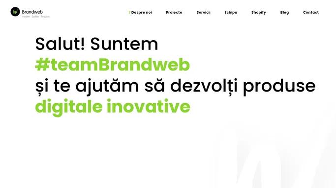 Brandweb - Dezvoltare software, aplicatii mobile, Magento si Shopify