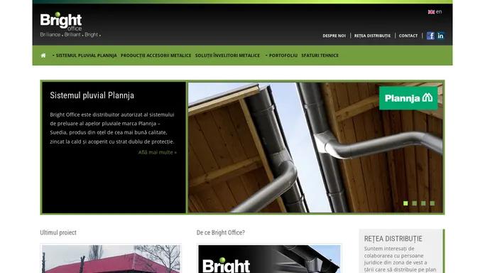 Bright Office Timisoara - distribuitor autorizat al sistemului pluvial Plannja