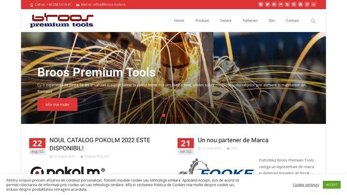 Broos Tools – La noi gasiti stiinta si instrumentele de calitate pentru ca afacerea Dumneavoastra sa mearga ca pe roate !