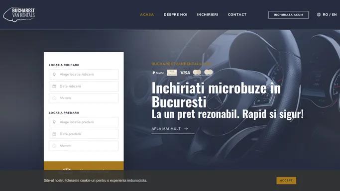 Inchiriati Microbuz Bucuresti - Bucharest Van Rentals