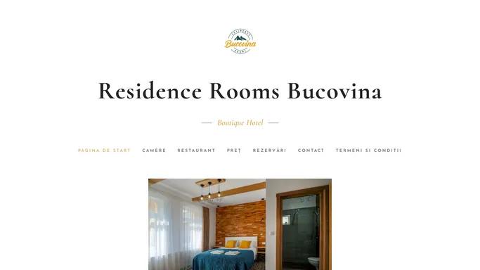 www.bucovinaresidencerooms.ro