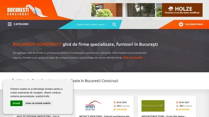 Ghid de firme, furnizori in Bucuresti | Bucuresti Construct