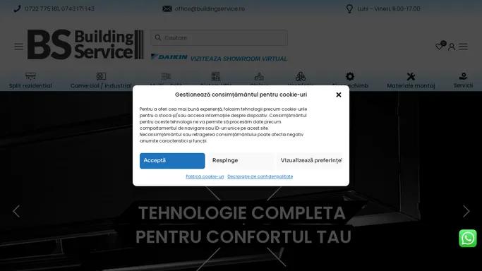 Home - Building Service SRL este o companie care are ca obiect de activitate lucrarile de instalatii de incalzire si de aer conditionat