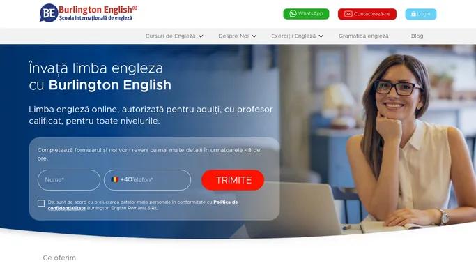 Burlington English: Invata Engleza Online Eficient