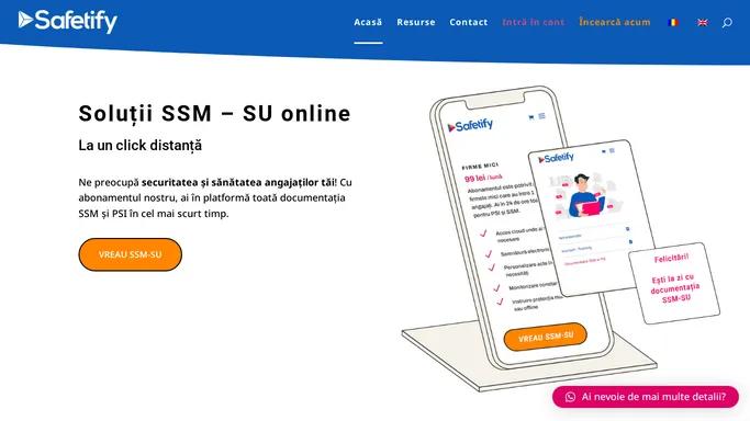 SSM si PSI online - solutii digitale pentru protectia muncii - Safetify