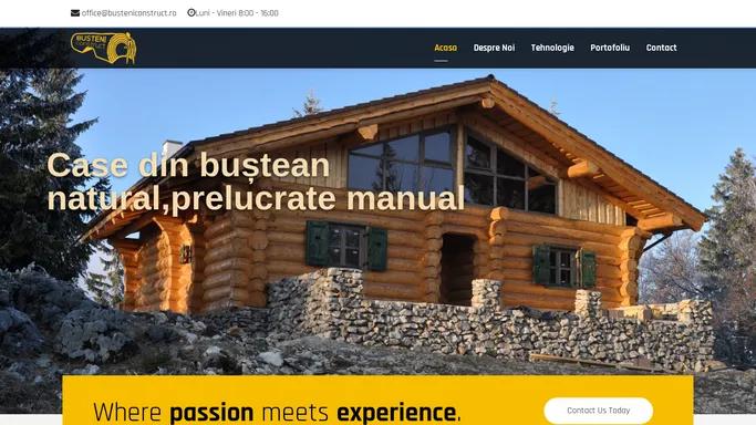 Busteni Construct - Acasa