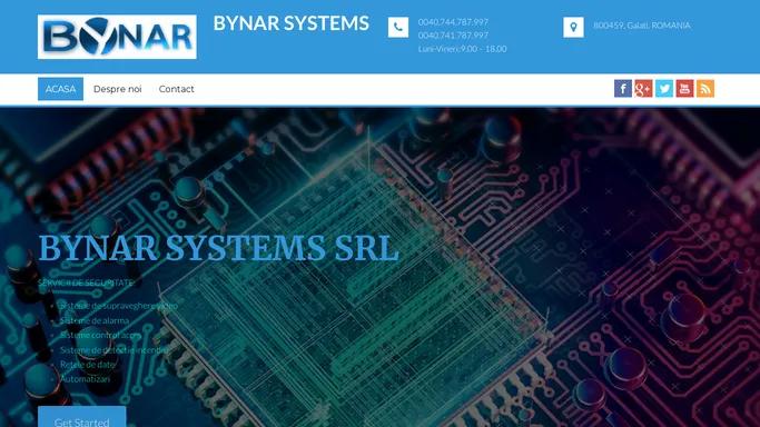 BYNAR SYSTEMS SRL – Built with SitePad