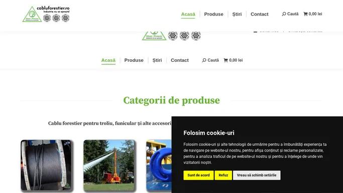 Cablu Forestier ⋆ Acasa ⋆ Alser Forest