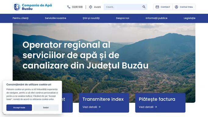Compania de apa Buzau / Compania de apa Buzau | Compania de Apa Buzau