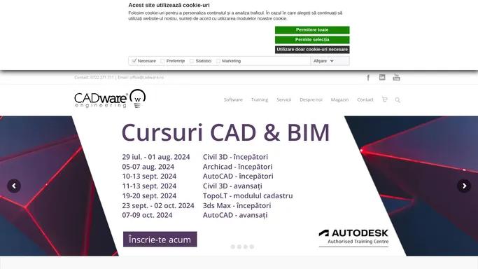 CADWARE Engineering | Software CAD si BIM, cursuri Autodesk