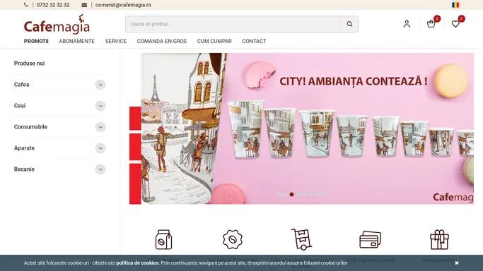 CafeMagia - magazin de cafea, espressoare si automate cafea