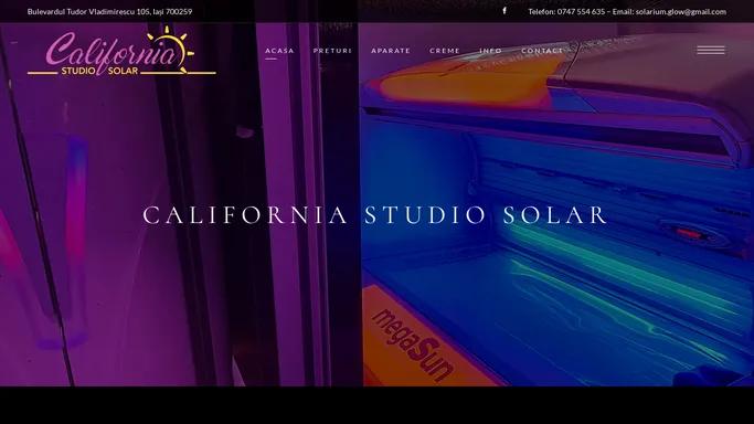 California Studio Solar | Salon Bronzare Iasi | California Studio Solar Iasi