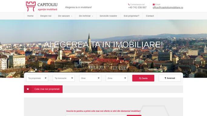 Home Page | Capitoliu ImobiliareCapitoliu Imobiliare