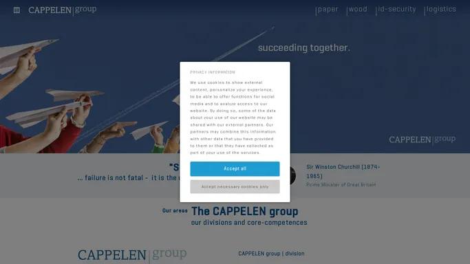 The Cappelen Group: paper | wood | id security | logistics