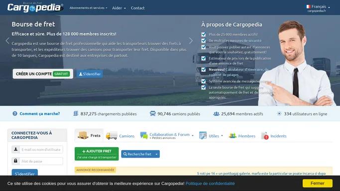 Cargopedia | Bourse de Fret Gratuite | Bourse de Transport