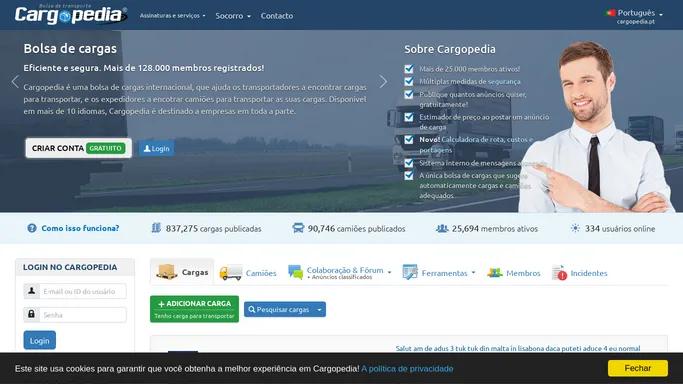 Cargopedia | Bolsa de cargas gratuita | Bolsa de fretes