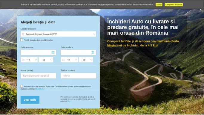 Rent a Car Romania | Inchirieri masini noi de la 4,5 €/zi