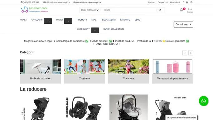 Transport gratuit - Magazin carucioare copii