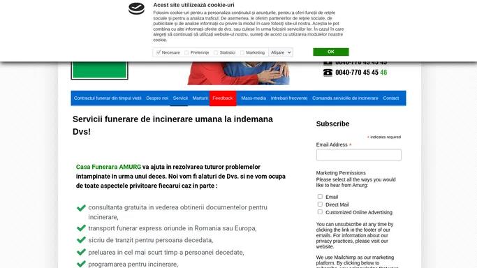 Casa Funerara Amurg | Incinerare,servicii de incinerare umana, preturi incinerare umana, crematoriu uman