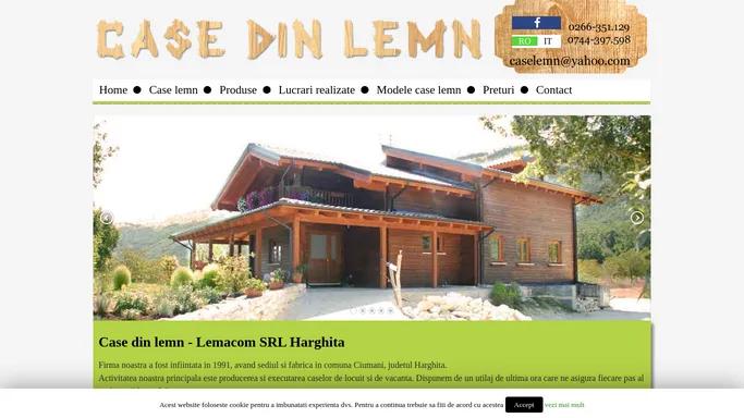 Case din lemn constructii - Lemacom