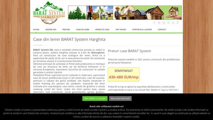 Case din lemn BARAT System Harghita | Constructor de case ecologice