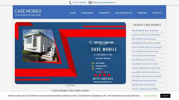 Case mobile second hand si noi | Vanzare, transport, amplasare.